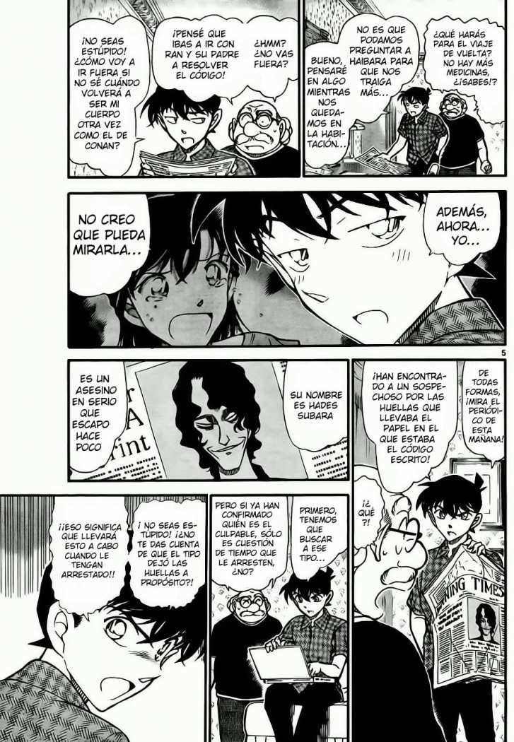 Detective Conan Capitulo 746: Pregúntale a Holmes página 5