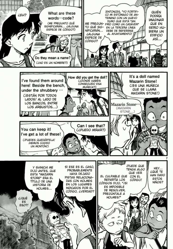 Detective Conan Capitulo 746: Pregúntale a Holmes página 7