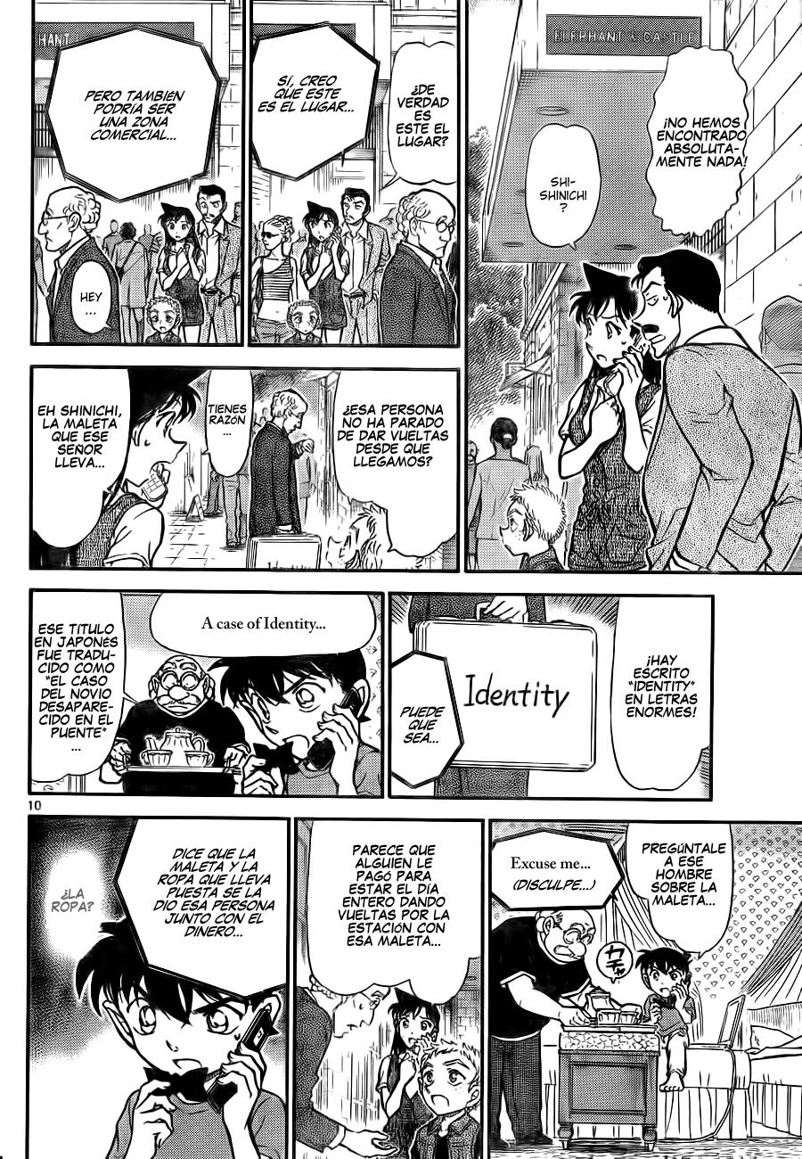 Detective Conan Capitulo 747: El código de Holmes página 10