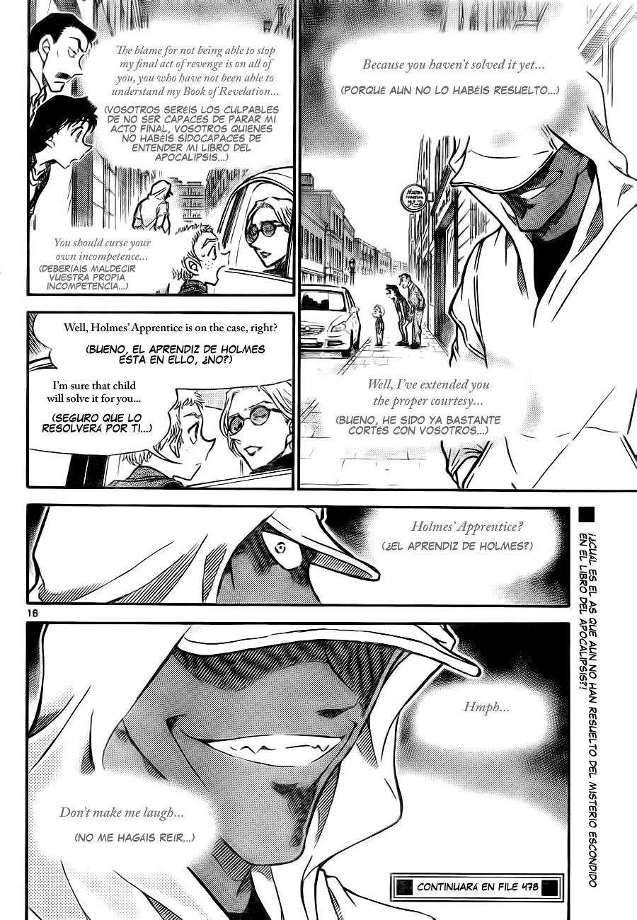 Detective Conan Capitulo 747: El código de Holmes página 16