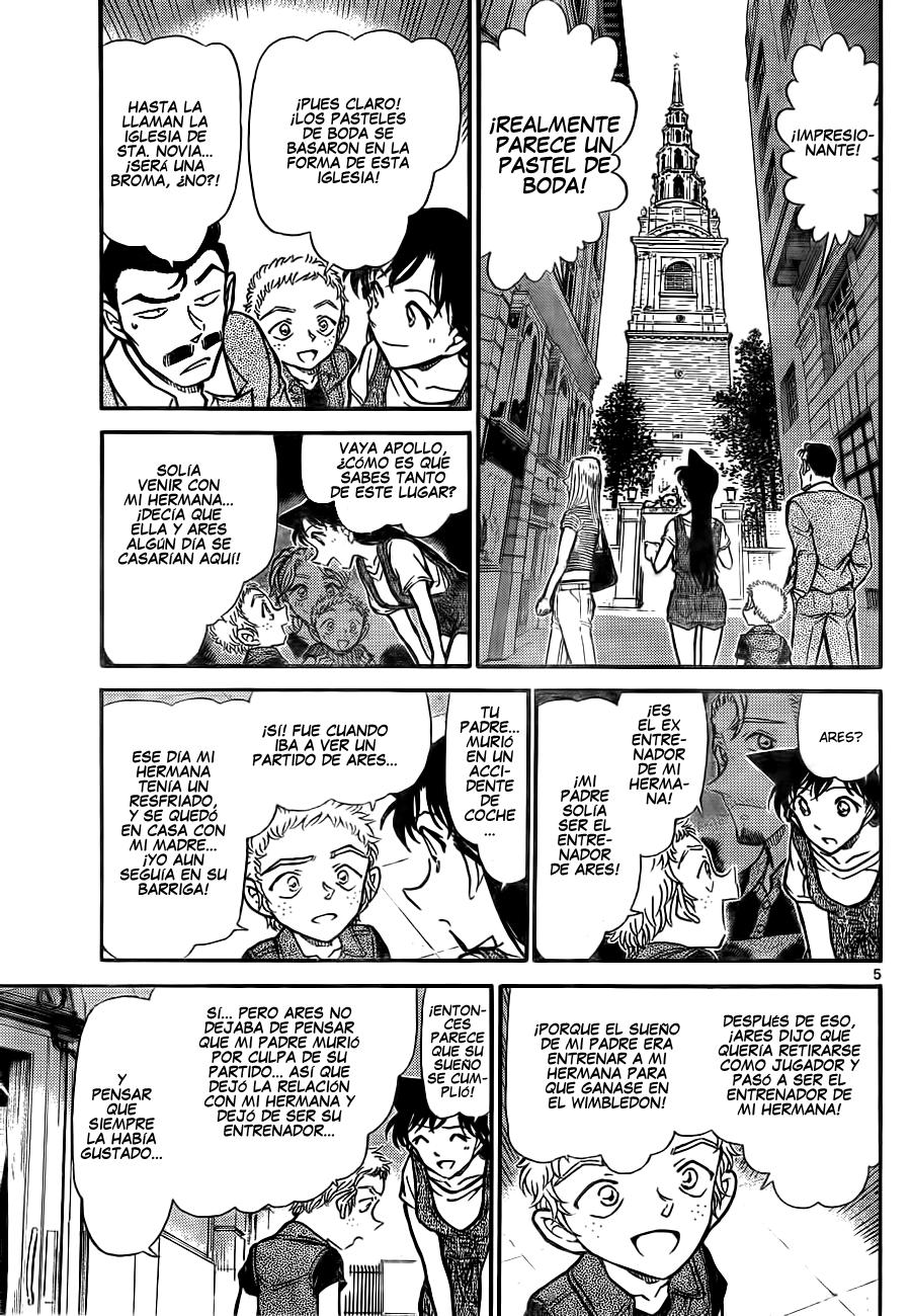 Detective Conan Capitulo 747: El código de Holmes página 5