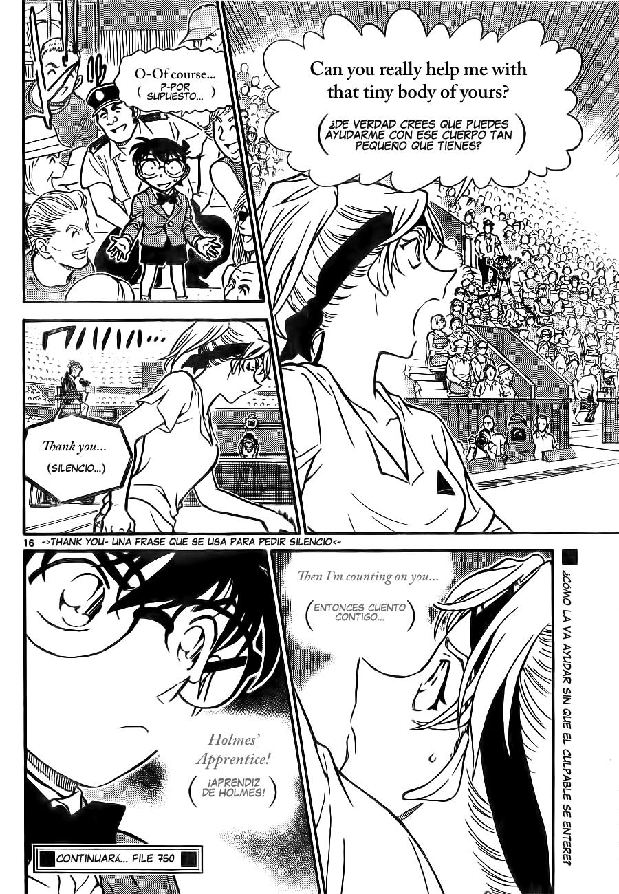 Detective Conan Capitulo 749: Un mensaje de la reina página 16