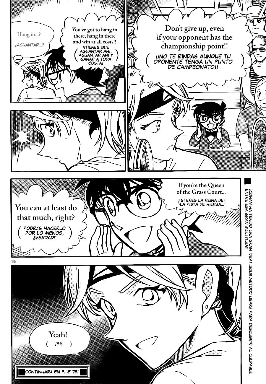 Detective Conan Capitulo 750: El verdadero objetivo página 16