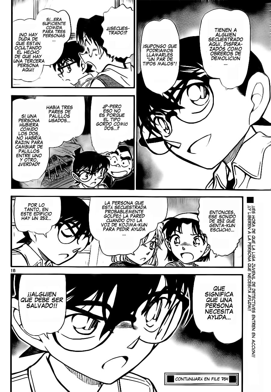 Detective Conan Capitulo 753: Petición de ayuda página 16