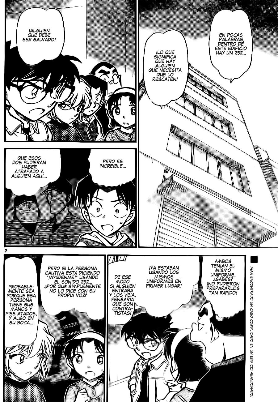 Detective Conan Capitulo 754: Un peligroso juego de escondite página 2