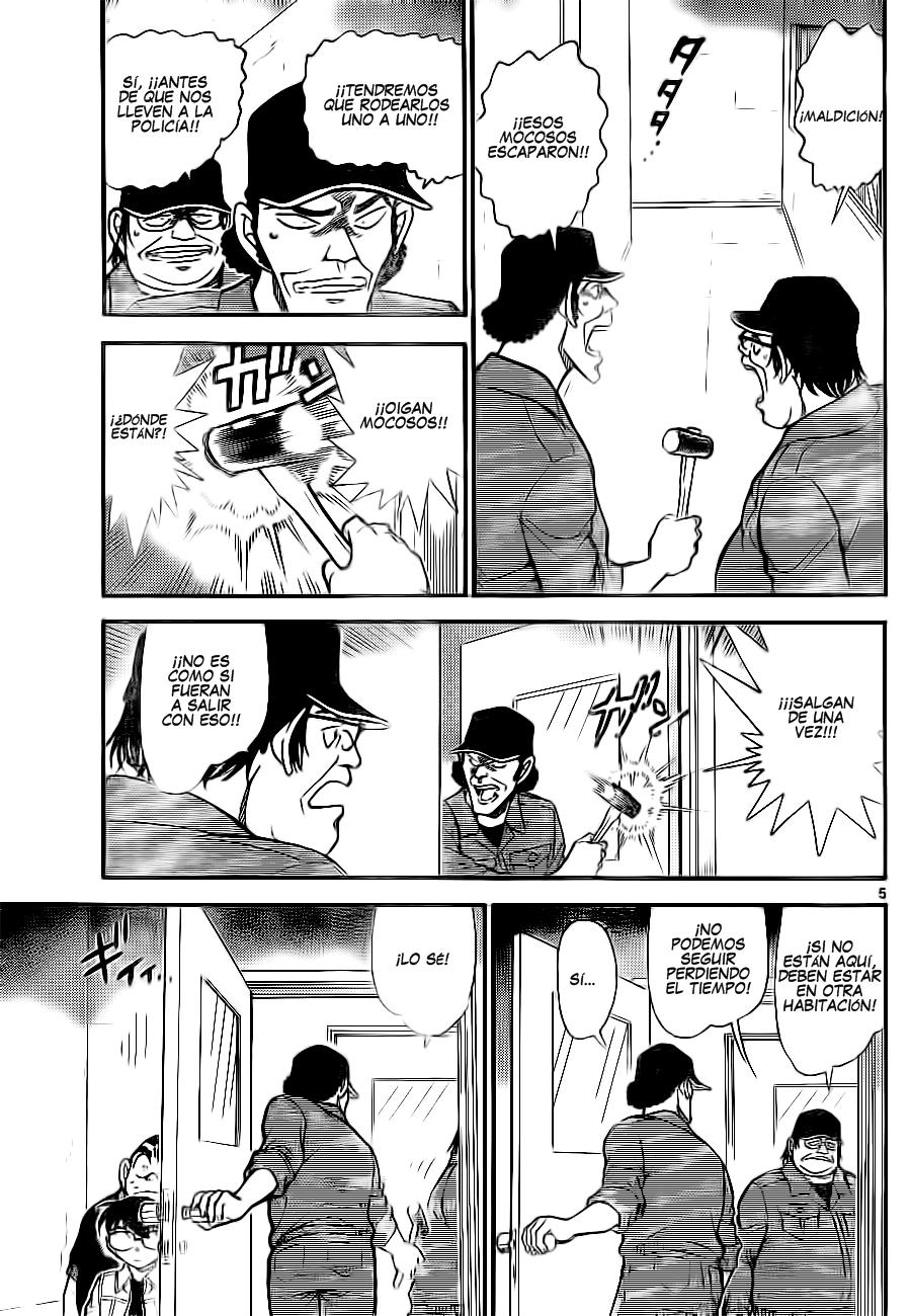 Detective Conan Capitulo 754: Un peligroso juego de escondite página 5
