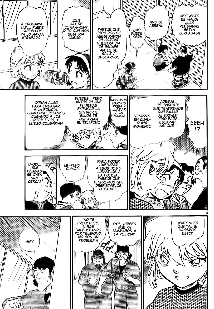 Detective Conan Capitulo 754: Un peligroso juego de escondite página 9