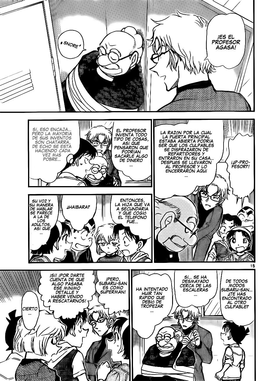 Detective Conan Capitulo 755: Código de comunicación página 15