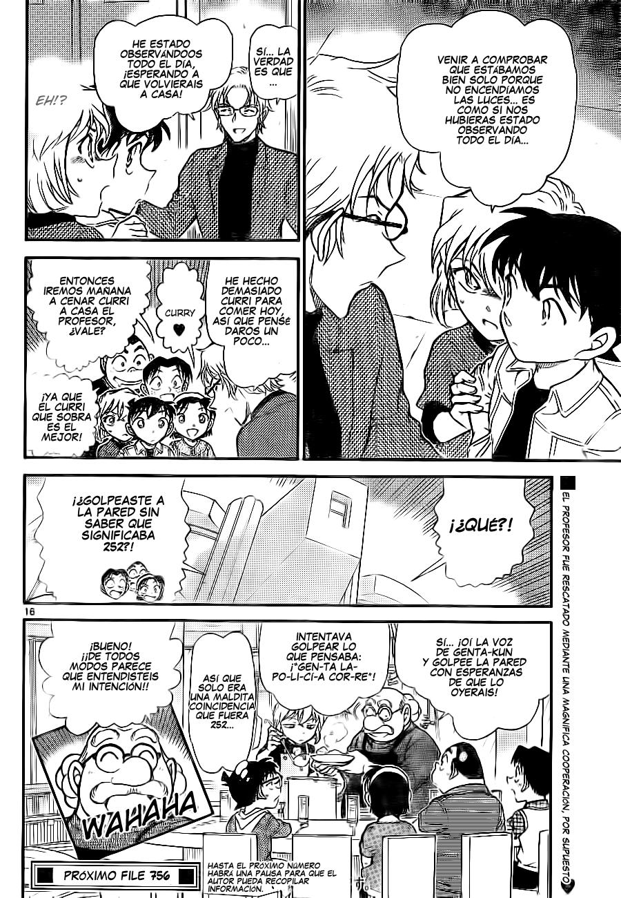 Detective Conan Capitulo 755: Código de comunicación página 16