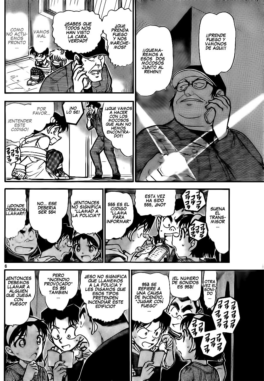 Detective Conan Capitulo 755: Código de comunicación página 6