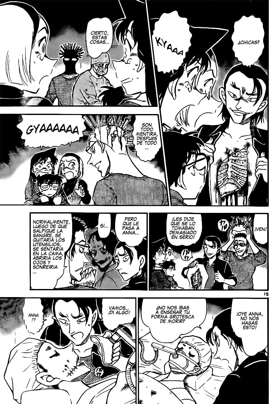 Detective Conan Capitulo 756: Una forma grotesca de morir página 15