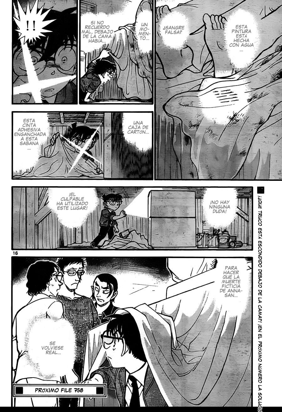 Detective Conan Capitulo 757: El cadáver que se mueve página 16
