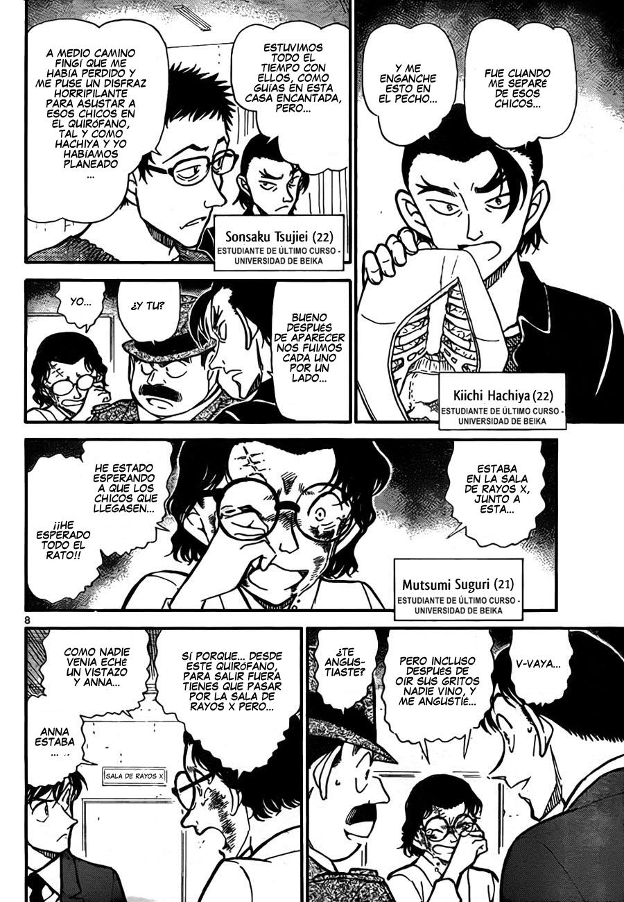Detective Conan Capitulo 757: El cadáver que se mueve página 8