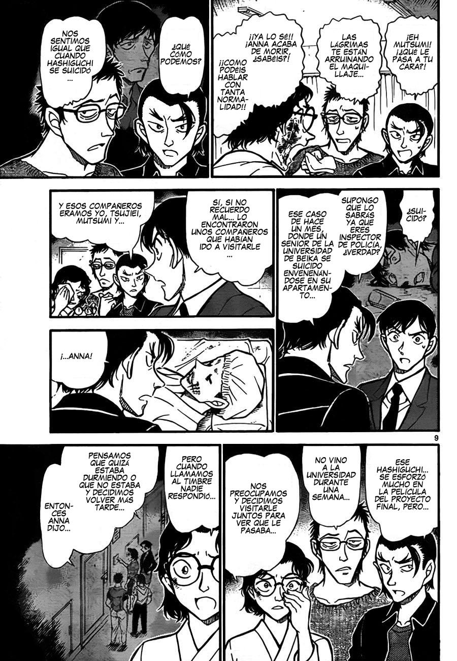Detective Conan Capitulo 757: El cadáver que se mueve página 9