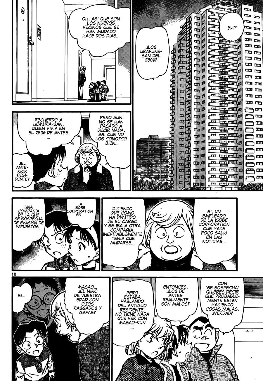 Detective Conan Capitulo 759: El niño que grita "Lobo" página 10