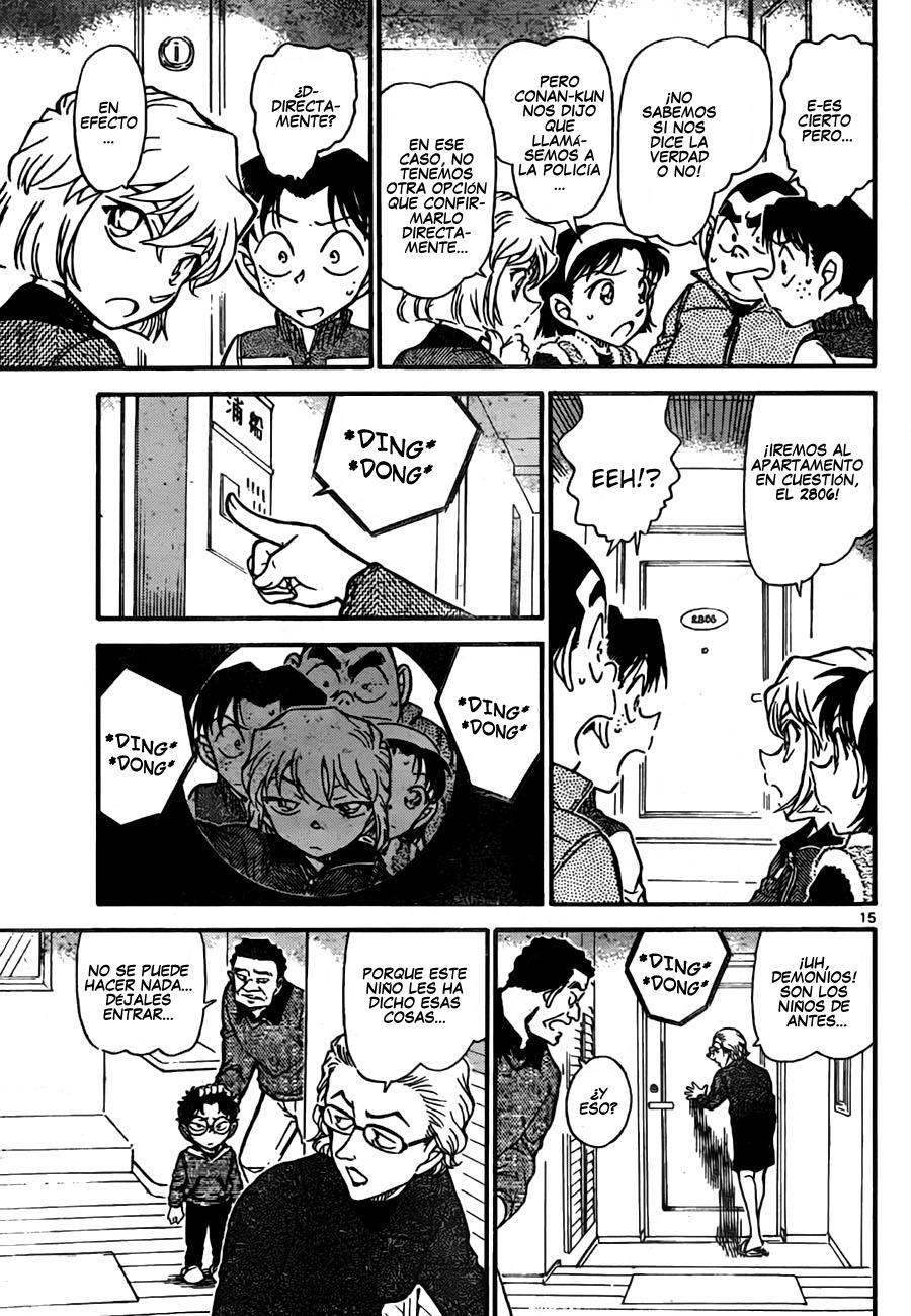 Detective Conan Capitulo 759: El niño que grita "Lobo" página 15