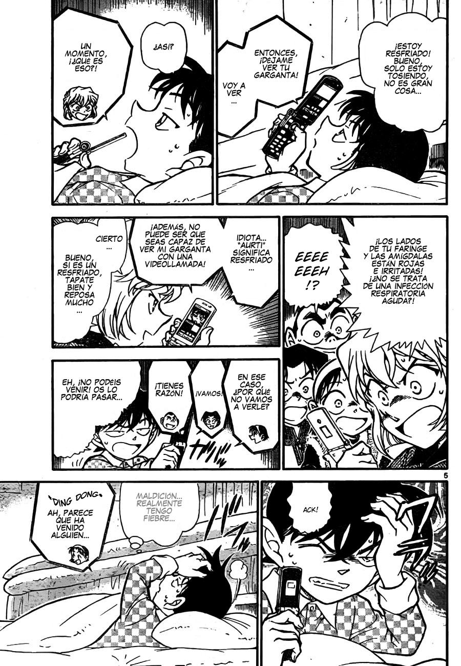 Detective Conan Capitulo 759: El niño que grita "Lobo" página 5