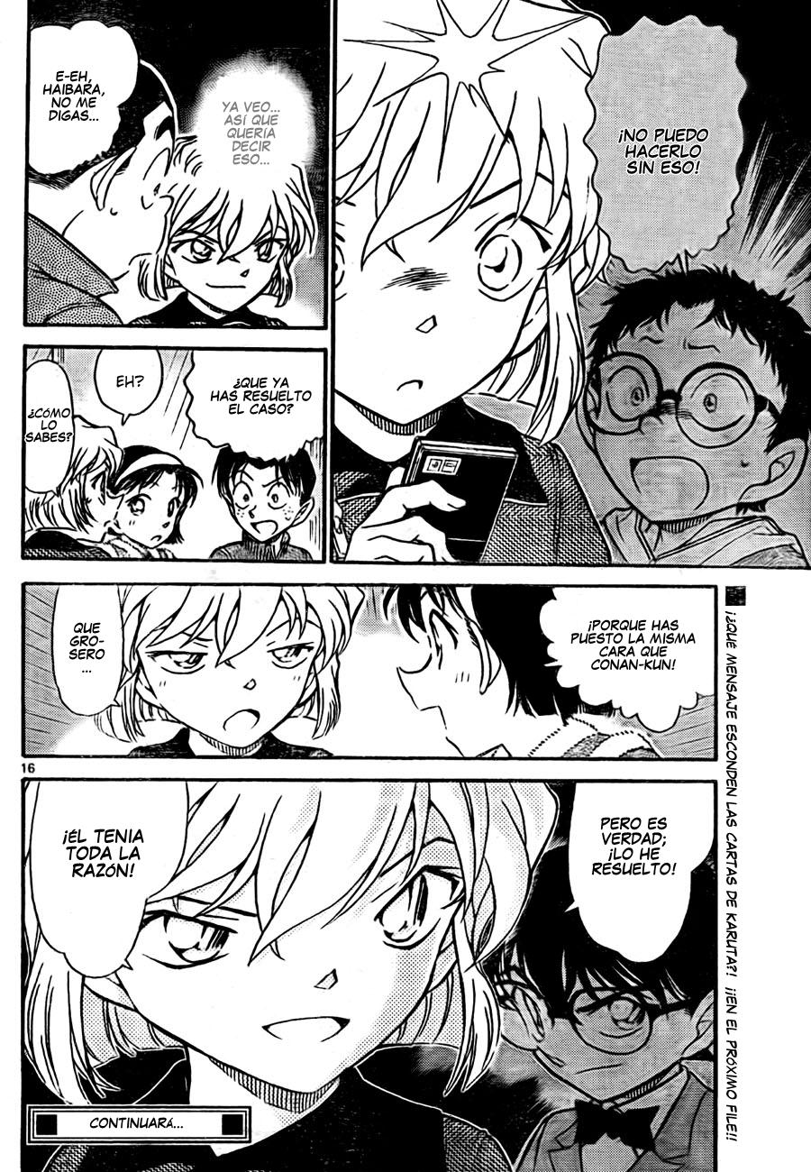 Detective Conan Capitulo 760: Un cangrejo peludo en el lago Suwa página 16