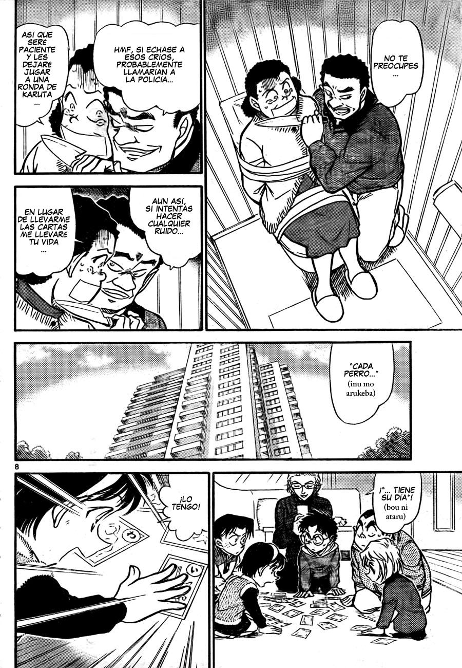 Detective Conan Capitulo 760: Un cangrejo peludo en el lago Suwa página 8