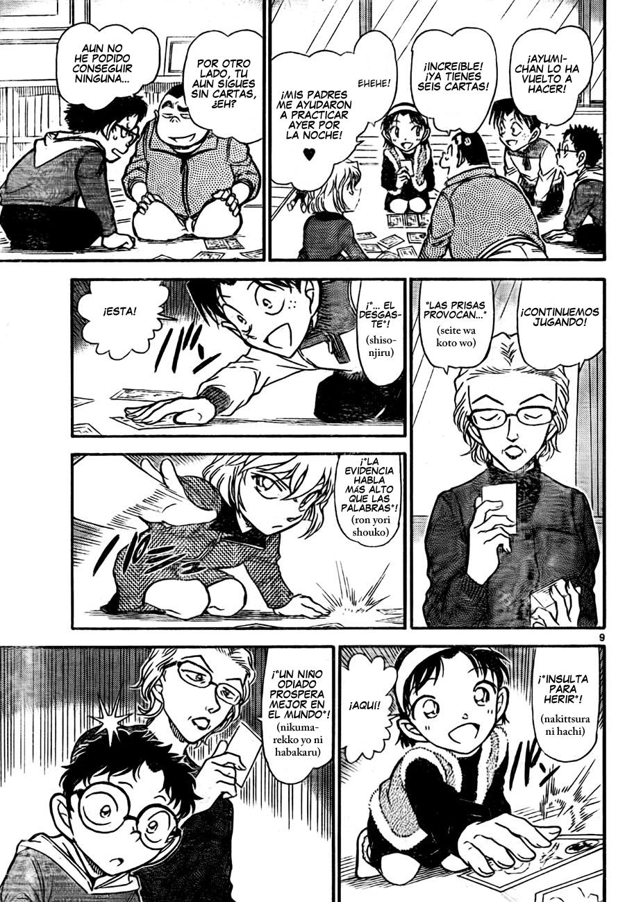 Detective Conan Capitulo 760: Un cangrejo peludo en el lago Suwa página 9