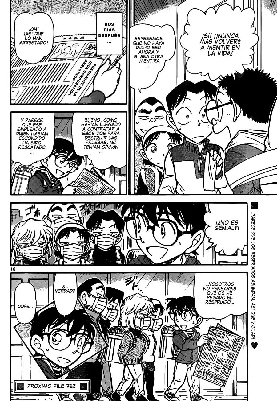 Detective Conan Capitulo 761: La verdad de las cartas Karuta página 16