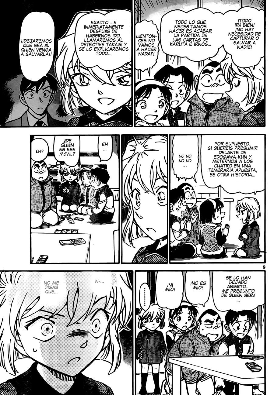 Detective Conan Capitulo 761: La verdad de las cartas Karuta página 9