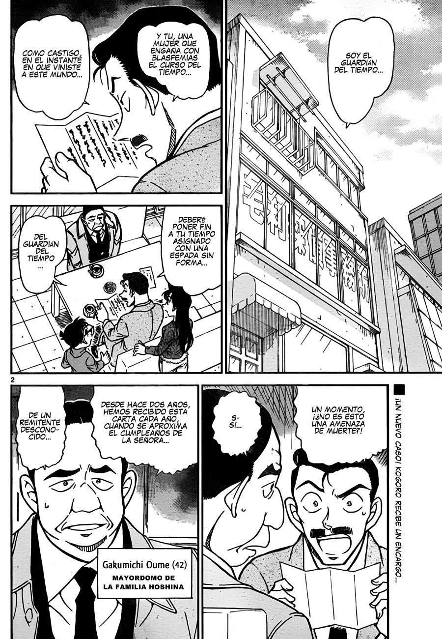 Detective Conan Capitulo 762: El guardián del Tiempo página 2
