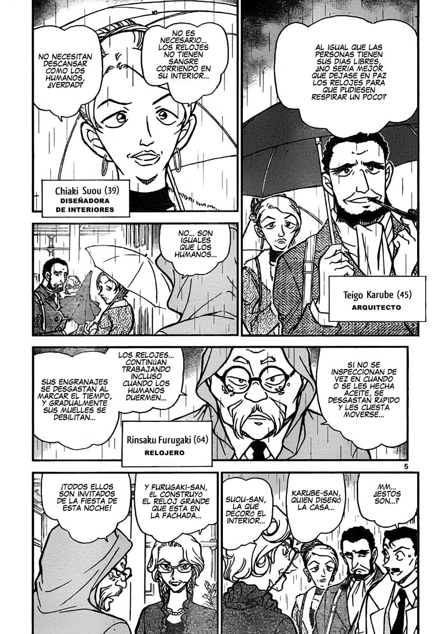 Detective Conan Capitulo 762: El guardián del Tiempo página 5