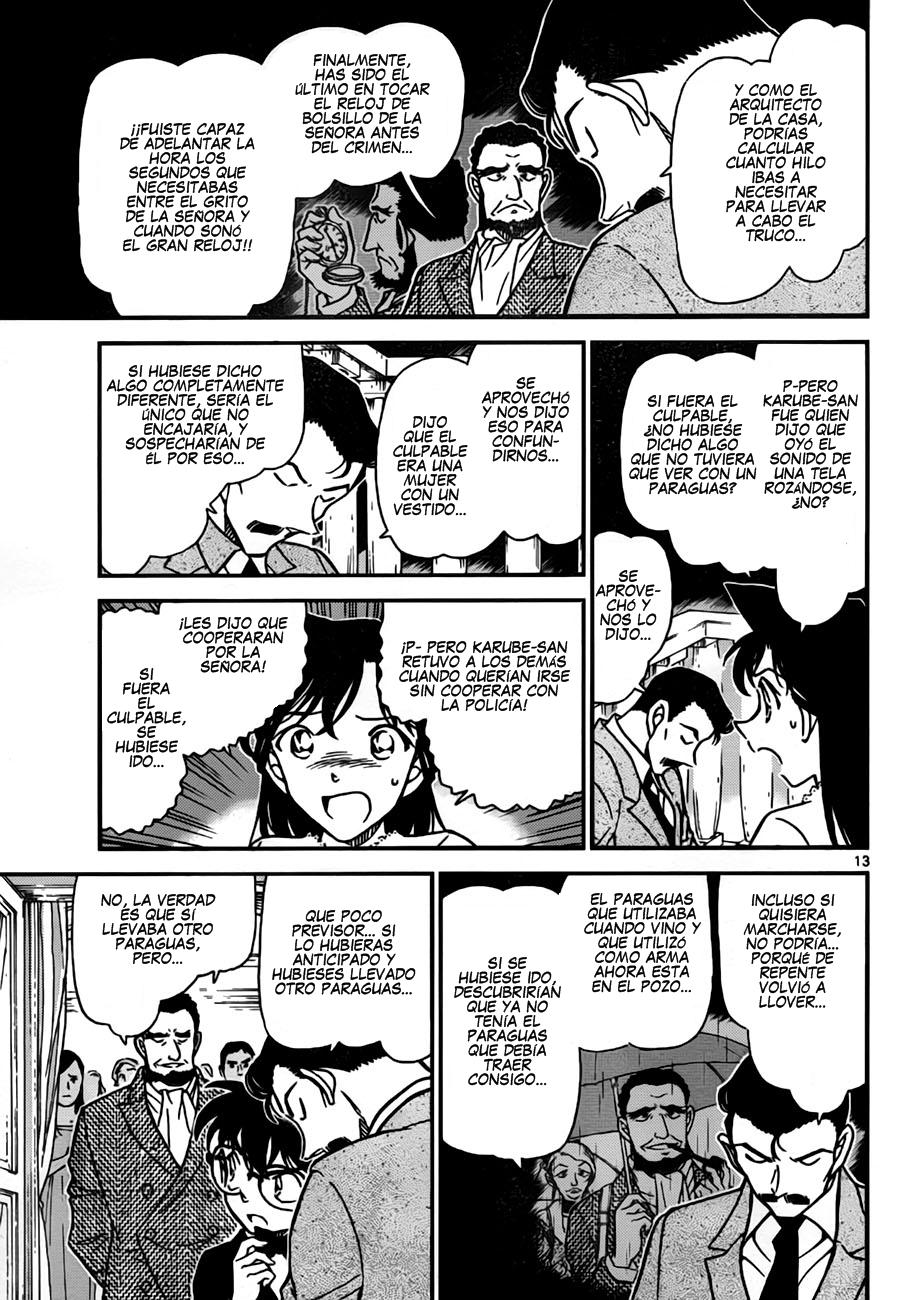 Detective Conan Capitulo 764: El reglamento del Tiempo página 13