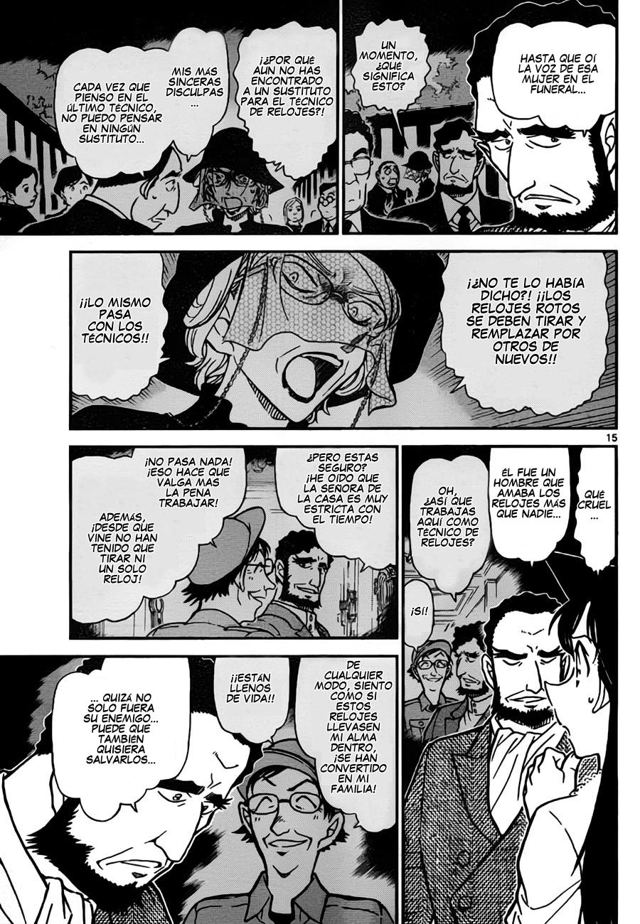 Detective Conan Capitulo 764: El reglamento del Tiempo página 15