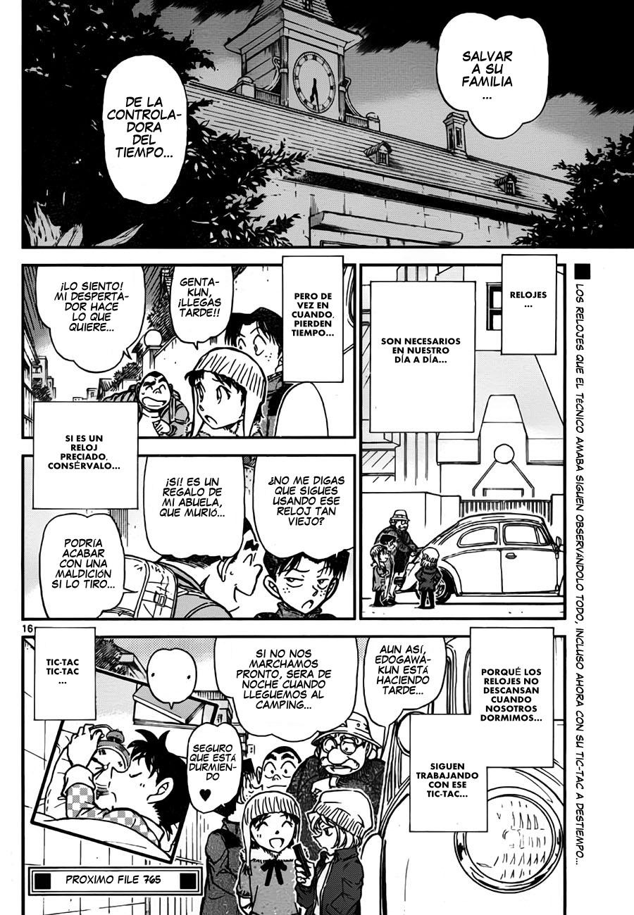 Detective Conan Capitulo 764: El reglamento del Tiempo página 16