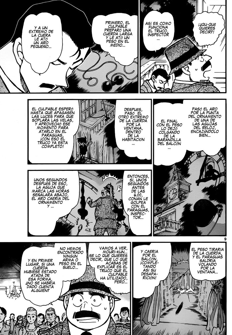 Detective Conan Capitulo 764: El reglamento del Tiempo página 9