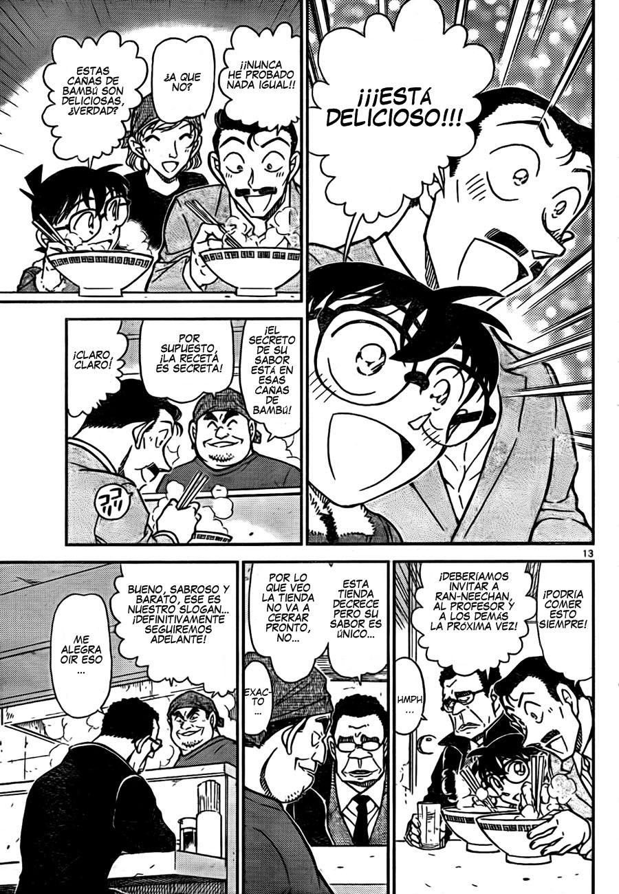 Detective Conan Capitulo 765: Que ramen tan bueno... para morir página 13