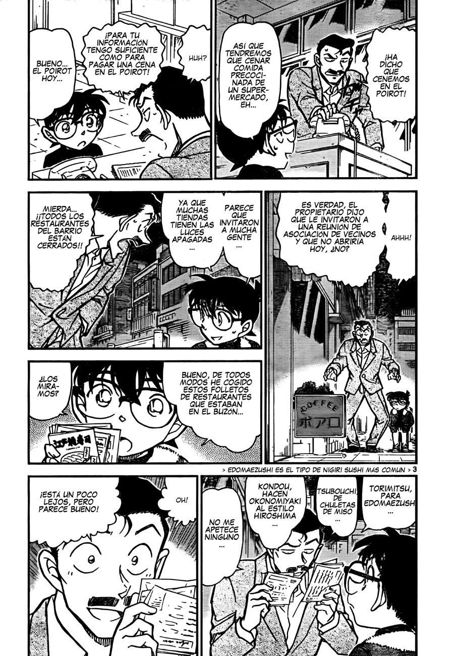 Detective Conan Capitulo 765: Que ramen tan bueno... para morir página 3