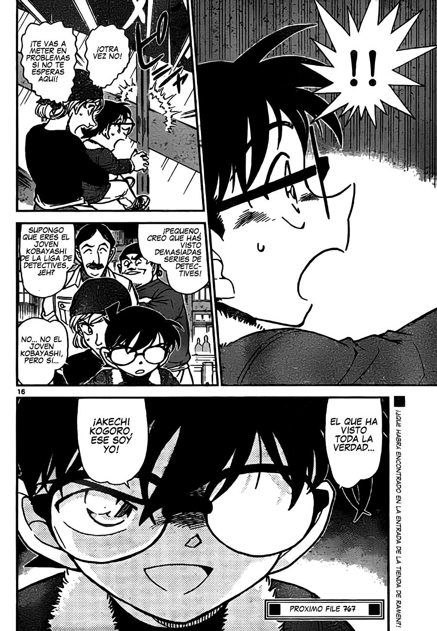 Detective Conan Capitulo 766: Veneno y ramen página 16