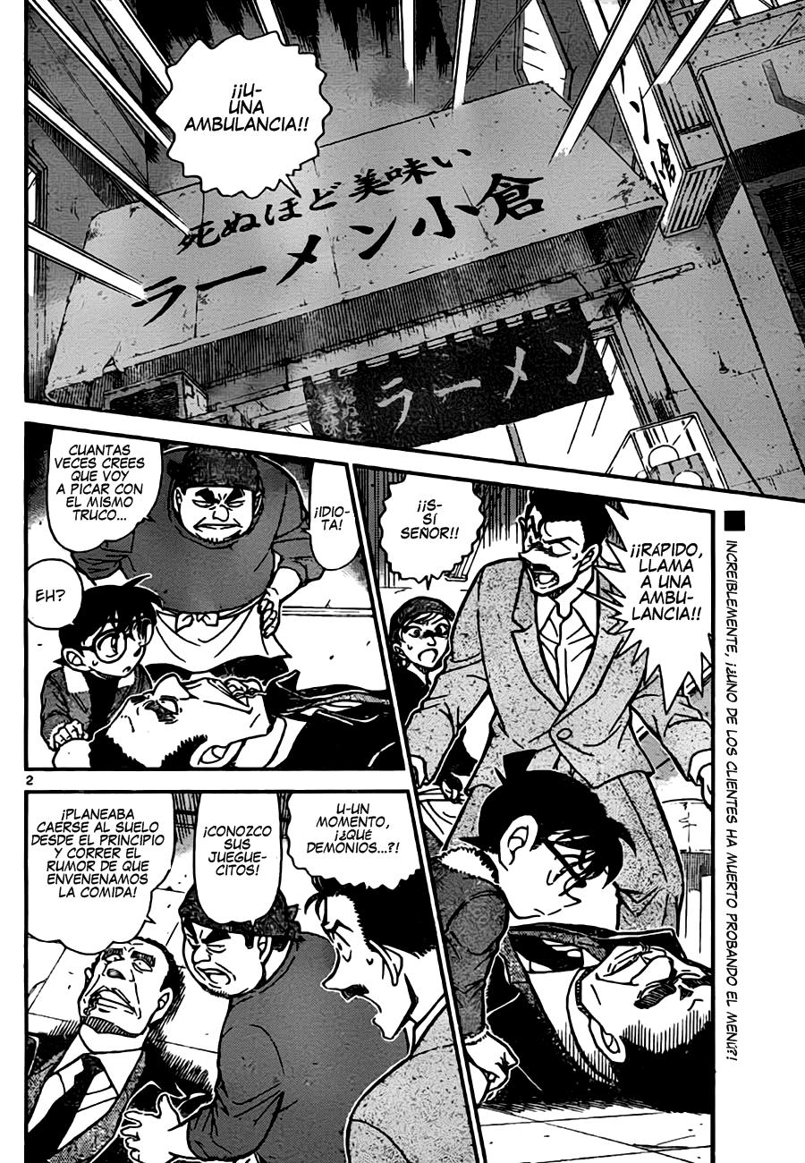 Detective Conan Capitulo 766: Veneno y ramen página 2