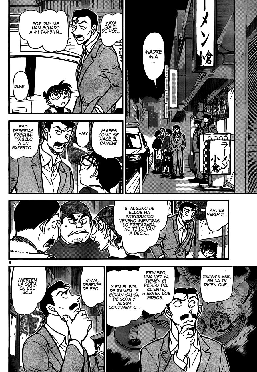 Detective Conan Capitulo 766: Veneno y ramen página 8