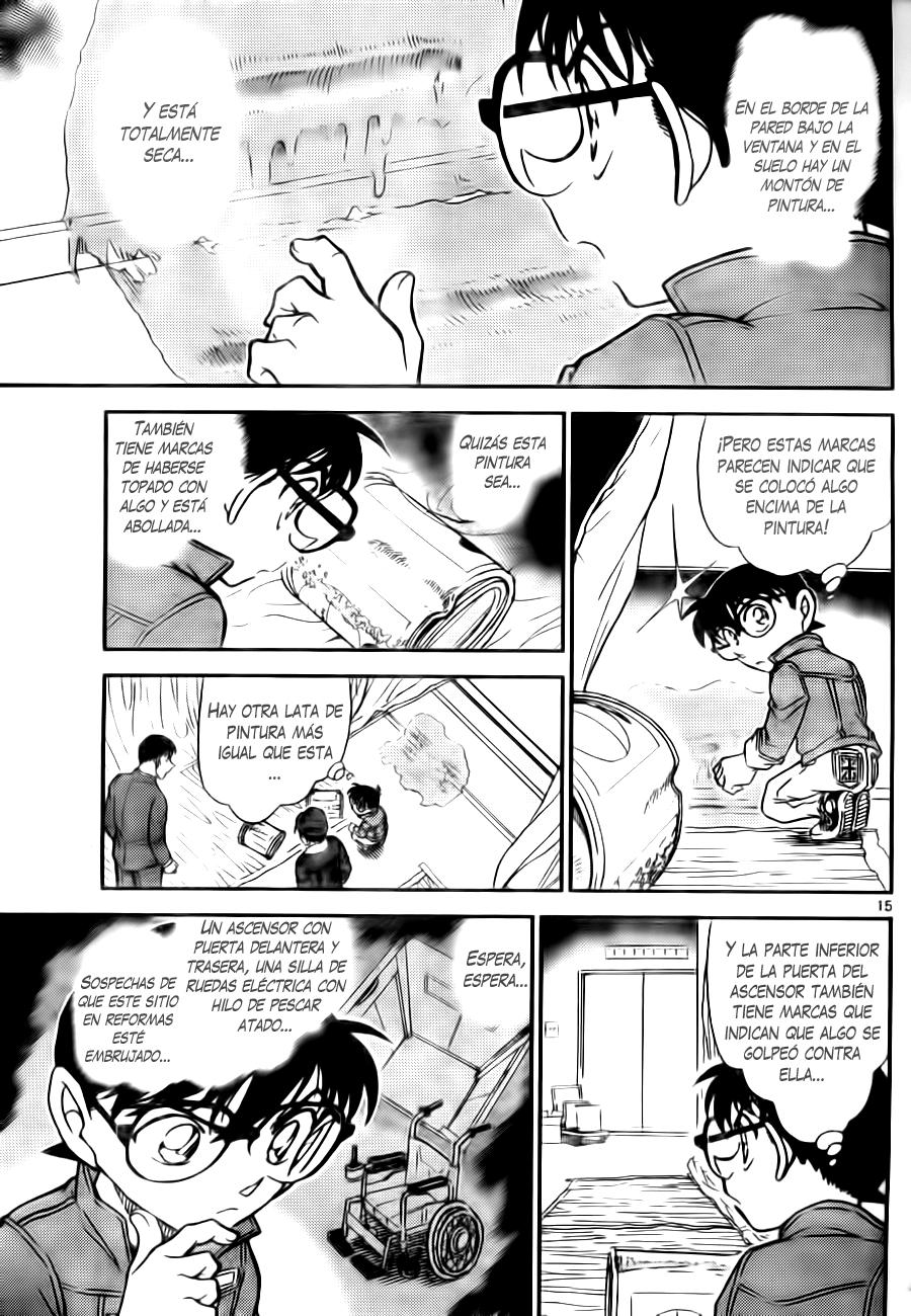 Detective Conan Capitulo 769: Un detective como tú, niño página 15