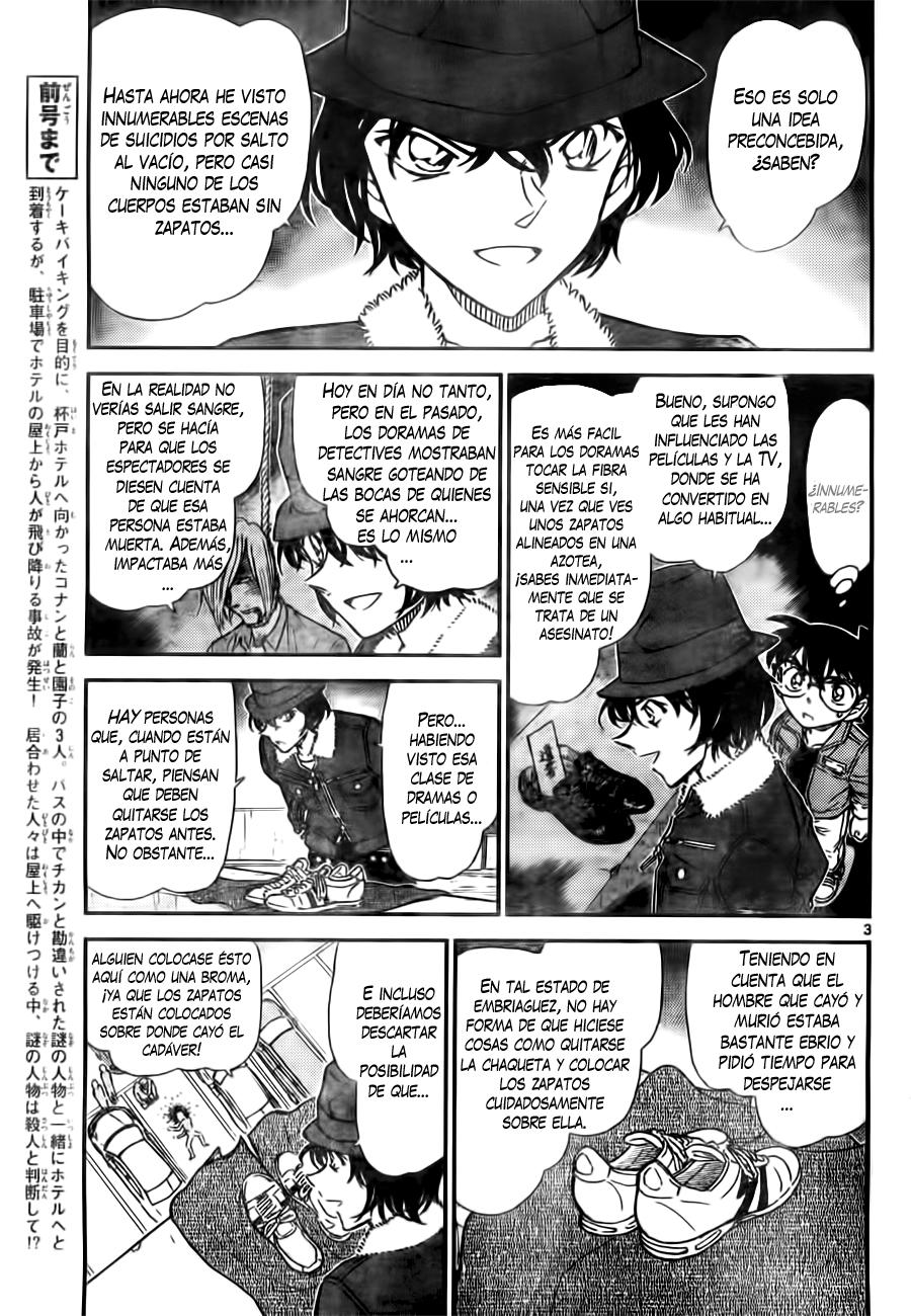Detective Conan Capitulo 769: Un detective como tú, niño página 3