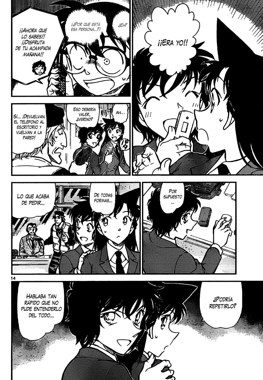 Detective Conan Capitulo 771: Oigamos tu brillante deducción página 14