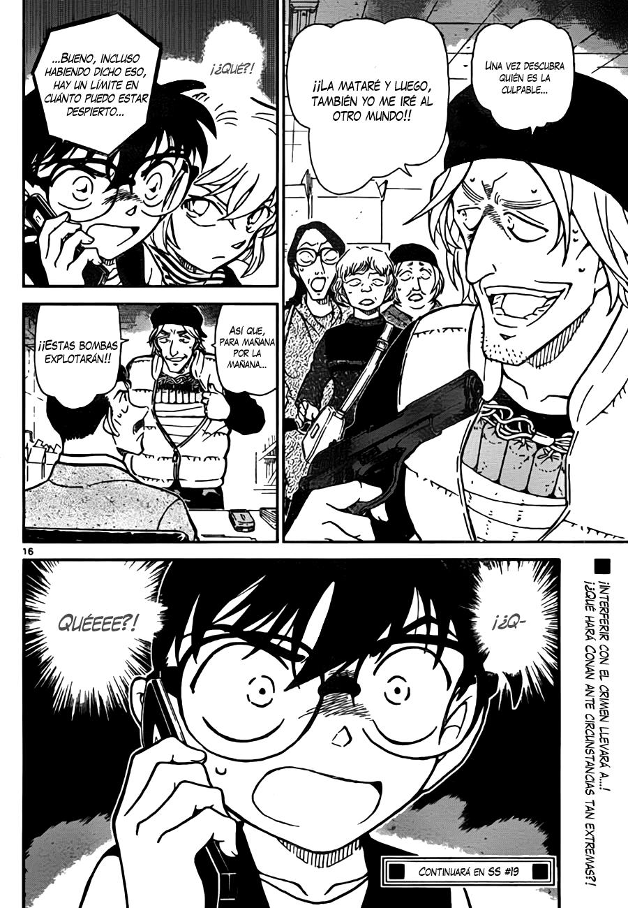 Detective Conan Capitulo 771: Oigamos tu brillante deducción página 16