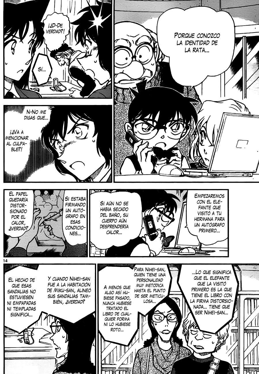 Detective Conan Capitulo 773: ¡Posibles francotiradores! página 14