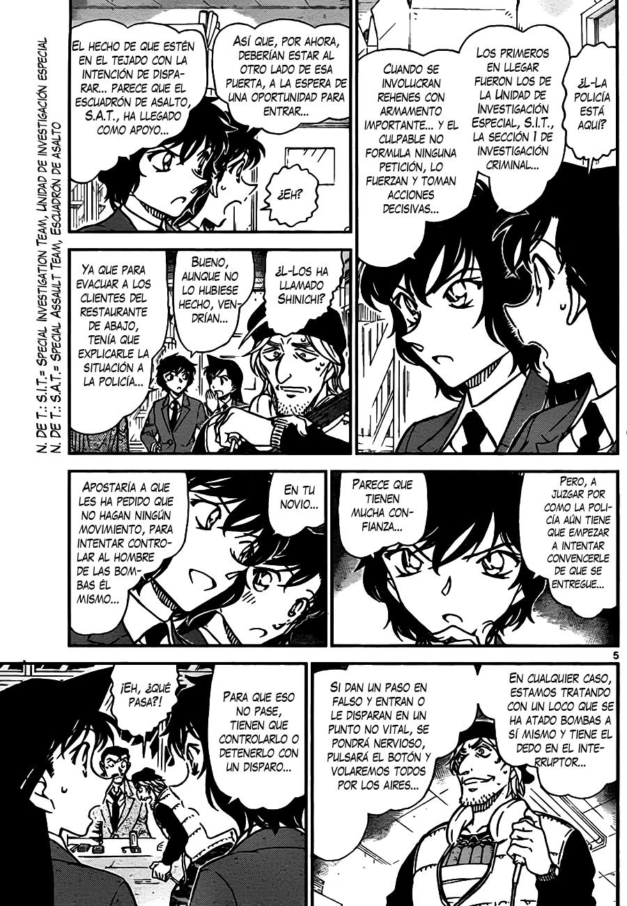 Detective Conan Capitulo 773: ¡Posibles francotiradores! página 5