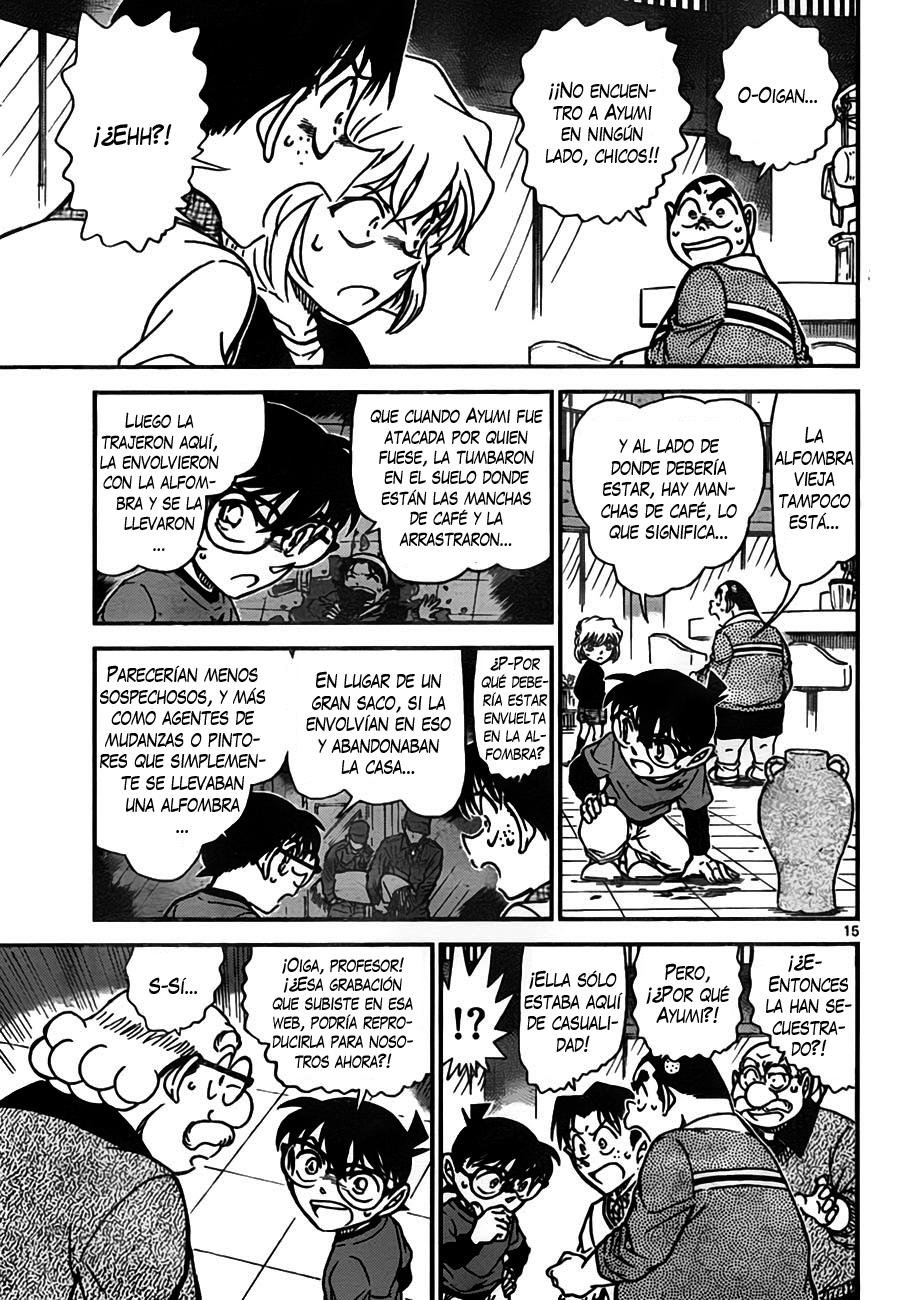 Detective Conan Capitulo 775: El sitio del vídeo página 15