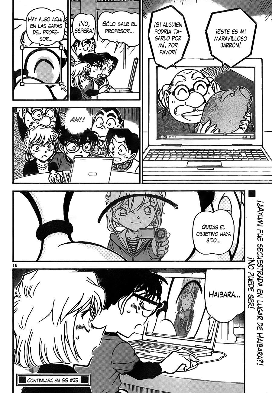 Detective Conan Capitulo 775: El sitio del vídeo página 16