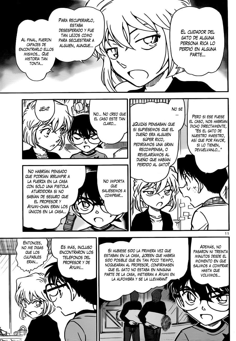 Detective Conan Capitulo 776: Jarrón y gato página 11
