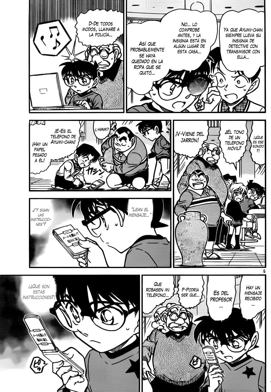 Detective Conan Capitulo 776: Jarrón y gato página 5