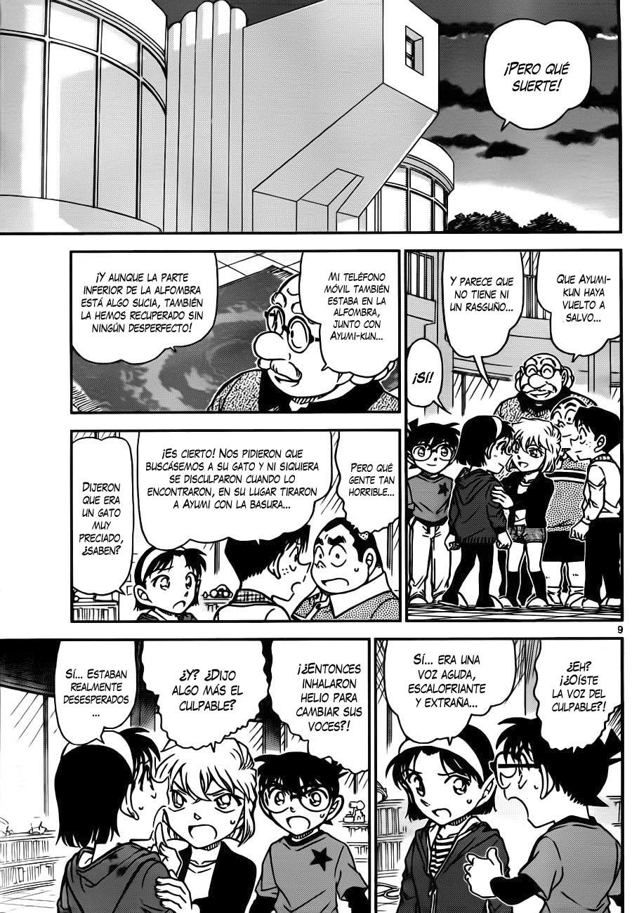 Detective Conan Capitulo 776: Jarrón y gato página 9