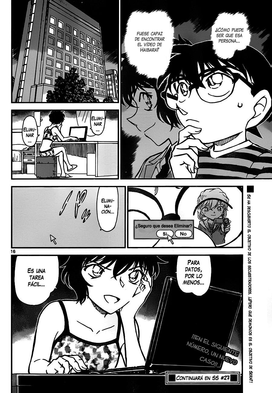 Detective Conan Capitulo 777: El rastro de Ayumi página 16