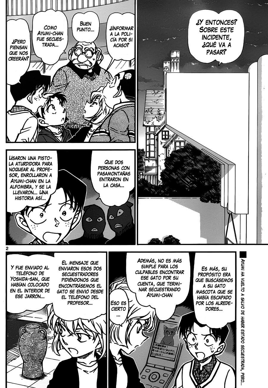 Detective Conan Capitulo 777: El rastro de Ayumi página 2